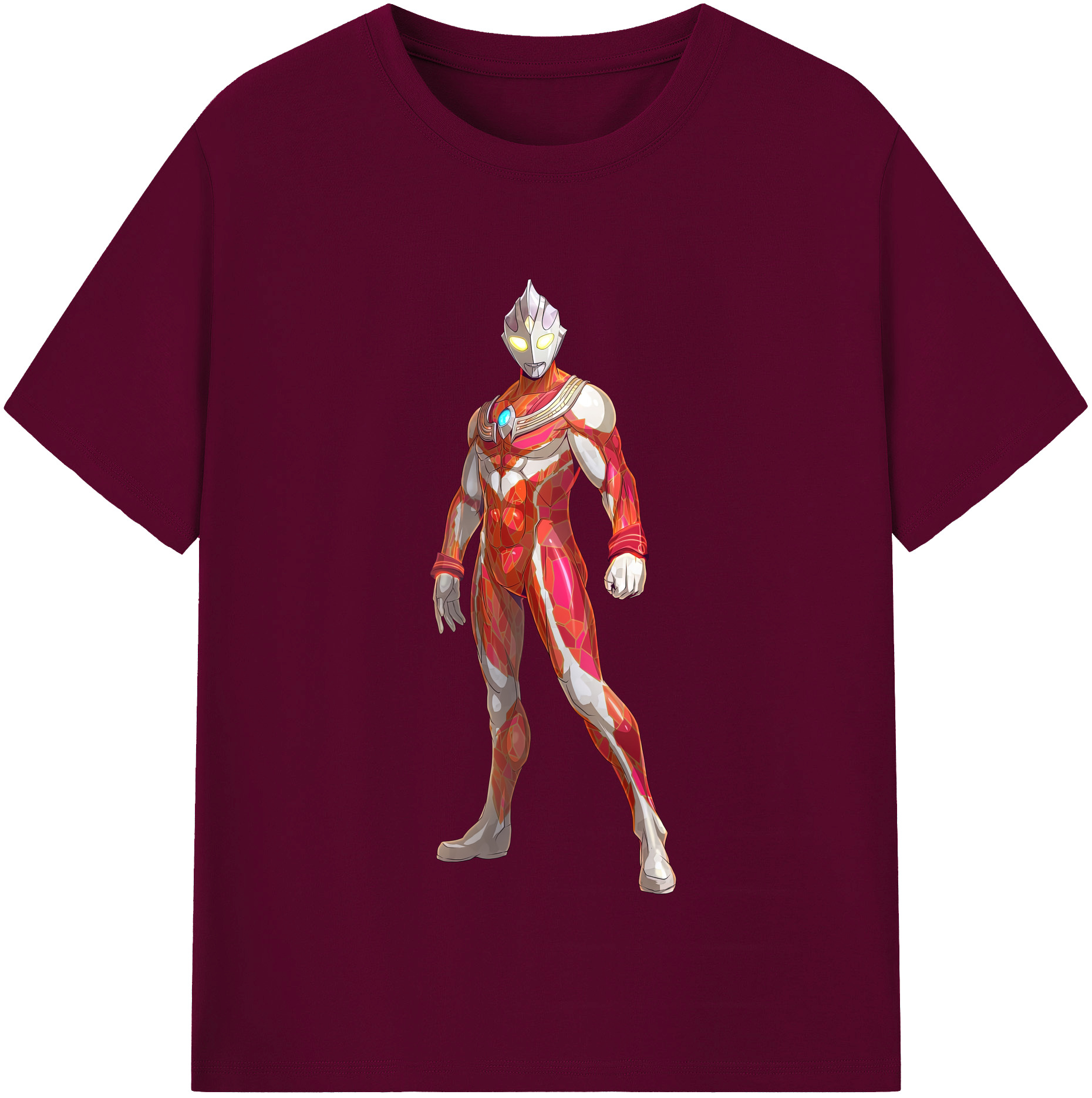（画像用） ウルトラマン Ultraman レディースカジュアルプリントTシャツ（綿100％）